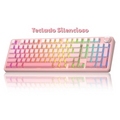 Teclado Mecânico AULA F99Pro RGB Wireless Hot-Swap Gasket Low Noise com Knob Multimídia