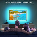 Fita LED RGBIC para TV 55–75" com Câmera Controle App Sync Música Luz Ambiente Gamer
