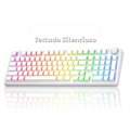 Teclado Mecânico AULA F99Pro RGB Wireless Hot-Swap Gasket Low Noise com Knob Multimídia