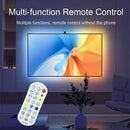 Fita LED RGBIC para TV 55–75" com Câmera Controle App Sync Música Luz Ambiente Gamer