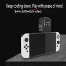 Cooler Externo para Nintendo Switch OLED Ventilador USB Turbo Sistema de Resfriamento Console