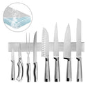 Suporte Magnético para Facas em Aço Inox 40cm e 50cm Organizador de Parede para Cozinha