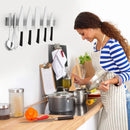 Suporte Magnético para Facas em Aço Inox 40cm e 50cm Organizador de Parede para Cozinha