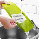 Mandoline Fatiador Profissional Inox LMETJMA com 3 Lâminas Cortador de Legumes e Vegetais