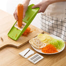 Mandoline Fatiador Profissional Inox LMETJMA com 3 Lâminas Cortador de Legumes e Vegetais