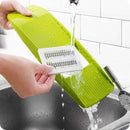 Mandoline Fatiador Profissional Inox LMETJMA com 3 Lâminas Cortador de Legumes e Vegetais