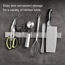 Suporte Magnético para Facas em Aço Inox 40cm e 50cm Organizador de Parede para Cozinha