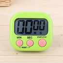 Timer Digital de Cozinha LCD com Ímã Temporizador Eletrônico Contagem Regressiva