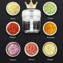 Triturador Manual de Alimentos 500ml ou 900ml Processador de Alho Cebola Carne e Legumes