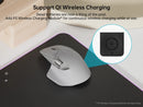 Mouse Sem Fio Rapoo MT760L/MT760M Bluetooth Multi-Mode 4000 DPI Ergonômico para até 4 Dispositivos