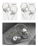 Fone de Ouvido KZ EDX Pro In-Ear HiFi com Graves Potentes – Monitor Gamer com Fio