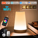 Luminária Smart WiFi Tuya RGB Touch LED Abajur Inteligente com Controle por App Alexa Google Home