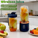 Liquidificador Portátil USB Double Cup com 6 Lâminas Mixer para Sucos e Smoothies