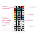 Fita LED RGB 5m 10m 20m 30m com Controle por App Luz Ambiente para Quarto Sala Decoração