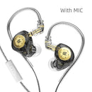 Fone de Ouvido KZ EDX Pro In-Ear HiFi com Graves Potentes – Monitor Gamer com Fio