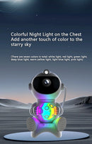 Projetor Astronauta Galaxy LED com Bluetooth Caixa de Som Luz Estrelas Quarto Infantil Decoração
