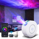 Projetor Estrelado Smart WiFi Tuya LED RGB com Controle por App e Voz Luz Galaxy Ambiente