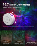 Projetor Estrelado Smart WiFi Tuya LED RGB com Controle por App e Voz Luz Galaxy Ambiente