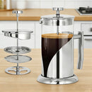 Cafeteira French Press 1000ml com Filtro Vidro Resistente e Aço Inox