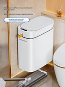 Lixeira Inteligente Joybos com Sensor Automático e Fixação de Saco Recarregável para Cozinha Banheiro e Sala