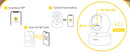 Câmera Pet WiFi 2K Boykeep 360° com Áudio Bidirecional Visão Noturna e App Monitoramento