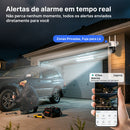 Câmera de Segurança WiFi Externa PTZ 3MP Dual Lens com Rastreamento Automático Visão Noturna e Áudio Bidirecional