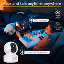 Câmera Pet WiFi 2K Boykeep 360° com Áudio Bidirecional Visão Noturna e App Monitoramento