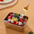 Kit 5 Potes em Aço Inox para Alimentos com Tampa Hermética Marmitas BPA Free