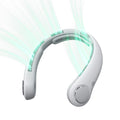 Ventilador de Pescoço JISULIFE FA14X 5000mAh Sem Hélice 5 Velocidades Portátil Hands-Free