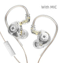 Fone de Ouvido KZ EDX Pro In-Ear HiFi com Graves Potentes – Monitor Gamer com Fio
