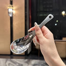 Kit 2 Colheres em Aço Inox Grande Capacidade Polimento Espelhado Sobremesa e Frutas