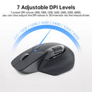 Mouse Sem Fio Rapoo MT760L/MT760M Bluetooth Multi-Mode 4000 DPI Ergonômico para até 4 Dispositivos