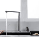 Torneira Gourmet Retrátil Dobrável 304 Inox para Cozinha Água Quente e Fria 2 Furos