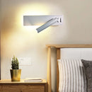 Arandela LED de Parede com Luz de Leitura 3W Rotação Direcionável para Cabeceira Quarto e Hotel