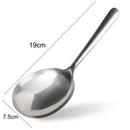 Concha de Servir em Aço Inox para Sopa Arroz Molhos com Cabo Térmico