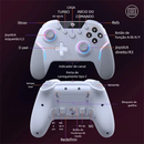 Controle Gamer Sem Fio EasySMX X20 Bluetooth 2.4G com Hall Effect RGB para PC Switch Android iOS