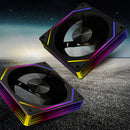 Cooler Fan 120mm ARGB Wovibo Infinity Mirror PWM 4Pin 5V 3Pin Silencioso para PC