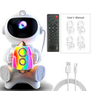 Projetor Astronauta Galaxy LED com Bluetooth Caixa de Som Luz Estrelas Quarto Infantil Decoração