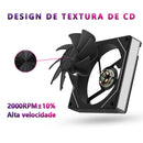 Cooler Fan 120mm ARGB Wovibo Infinity Mirror PWM 4Pin 5V 3Pin Silencioso para PC