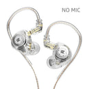 Fone de Ouvido KZ EDX Pro In-Ear HiFi com Graves Potentes – Monitor Gamer com Fio