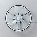 Ventilador de Teto 55W com Luz LED Dimerizável Controle Remoto Silencioso Moderno 34cm