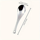 Kit 2 Colheres em Aço Inox Grande Capacidade Polimento Espelhado Sobremesa e Frutas