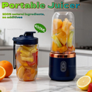 Liquidificador Portátil USB Double Cup com 6 Lâminas Mixer para Sucos e Smoothies