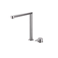 Torneira Gourmet Retrátil Dobrável 304 Inox para Cozinha Água Quente e Fria 2 Furos