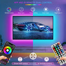 Fita LED RGB 5m 10m 20m 30m com Controle por App Luz Ambiente para Quarto Sala Decoração