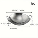 Frigideira 29cm em Aço Inox Honeycomb Antiaderente Resistente a Riscos com Cabo