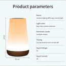 Luminária Smart WiFi Tuya RGB Touch LED Abajur Inteligente com Controle por App Alexa Google Home