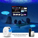 Projetor Estrelado Smart WiFi Tuya LED RGB com Controle por App e Voz Luz Galaxy Ambiente