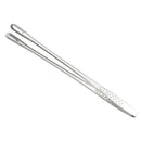 Pinça de Cozinha em Aço Inox 24cm ou 28cm Pegador para Churrasco Grelha e Alimentos