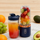 Liquidificador Portátil USB Double Cup com 6 Lâminas Mixer para Sucos e Smoothies